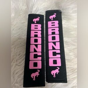Bronco seatbelt cover